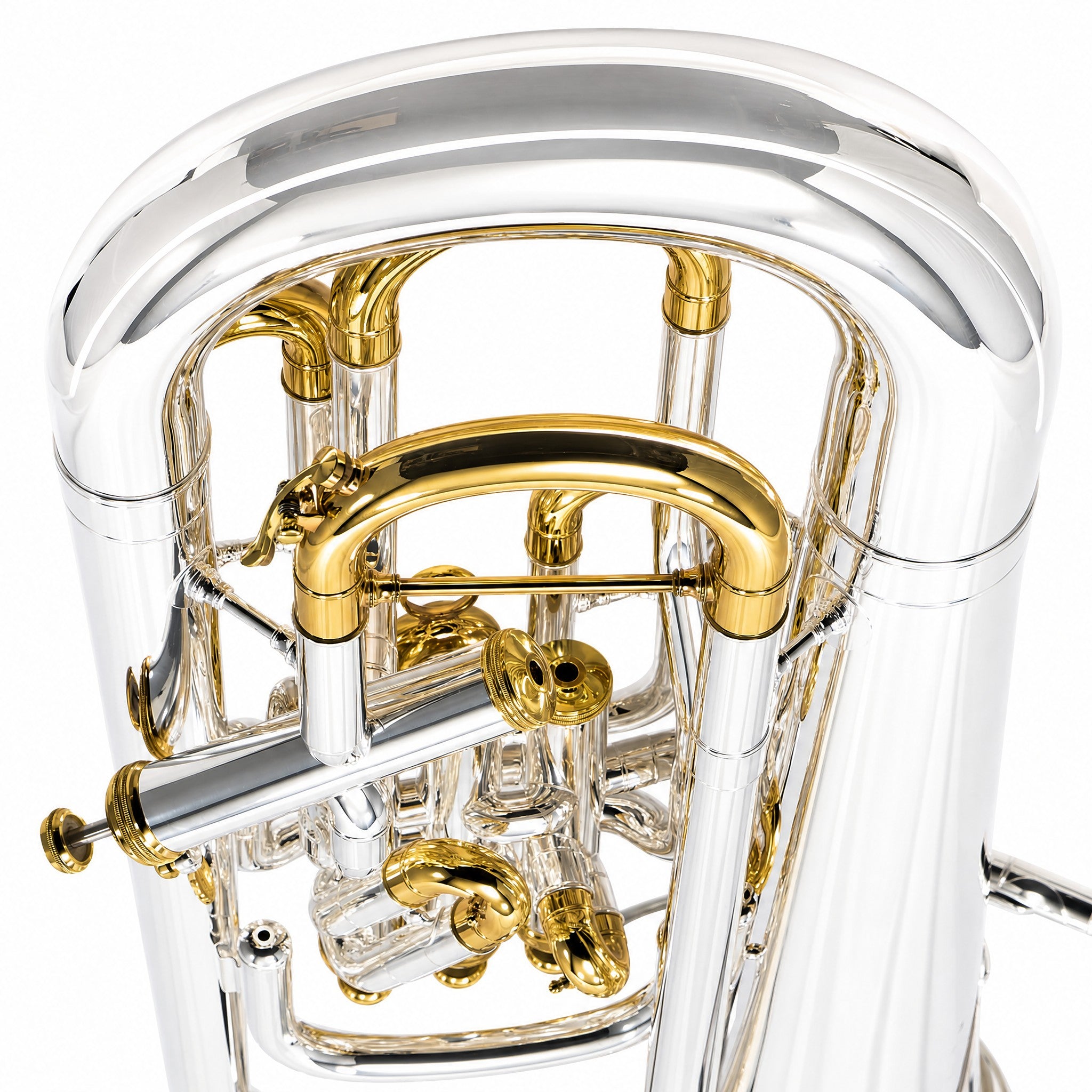 S.E. Shires SEUQ41SG Q-Series Compensating Euphonium in Silver Plate