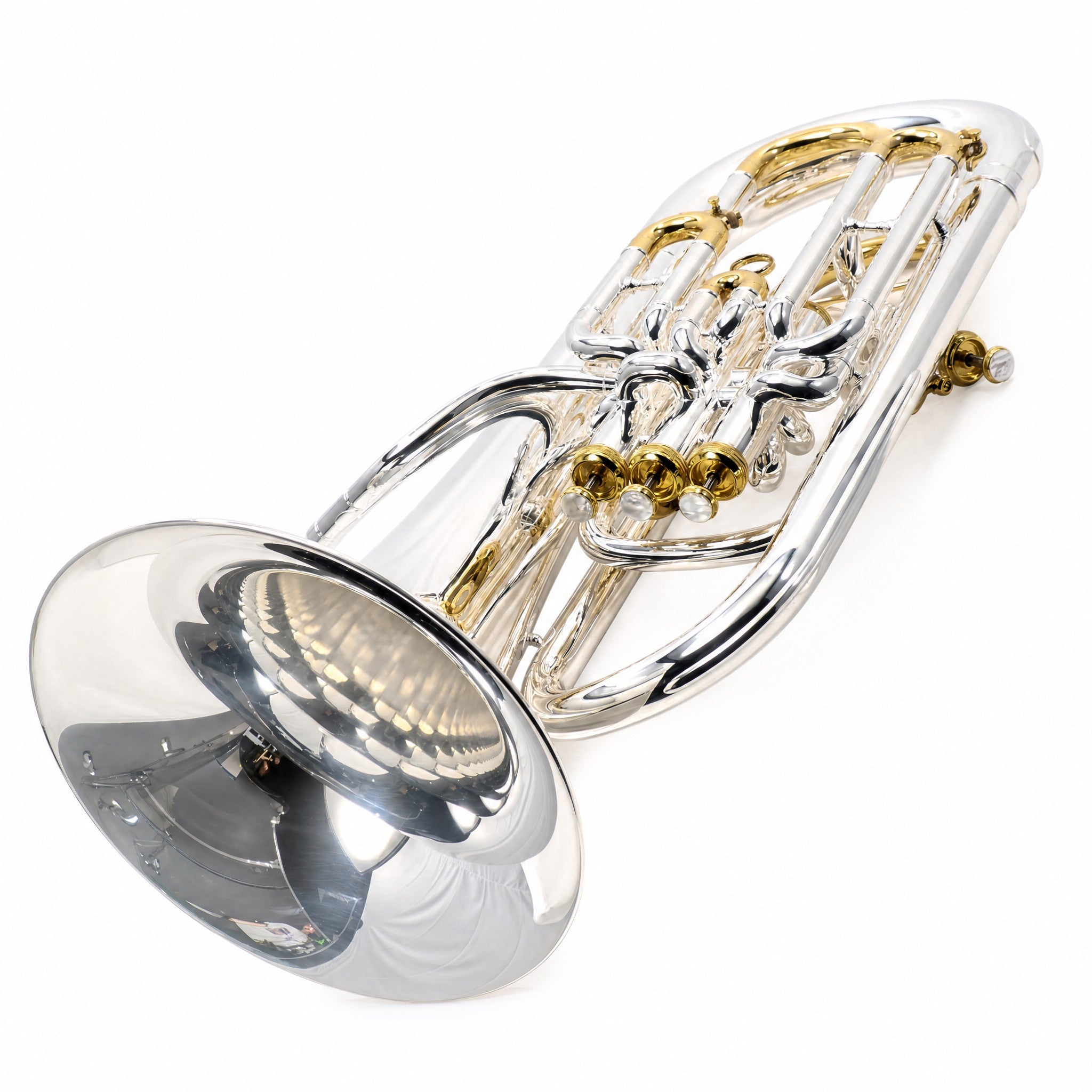 S.E. Shires SEUQ41SG Q-Series Compensating Euphonium in Silver Plate