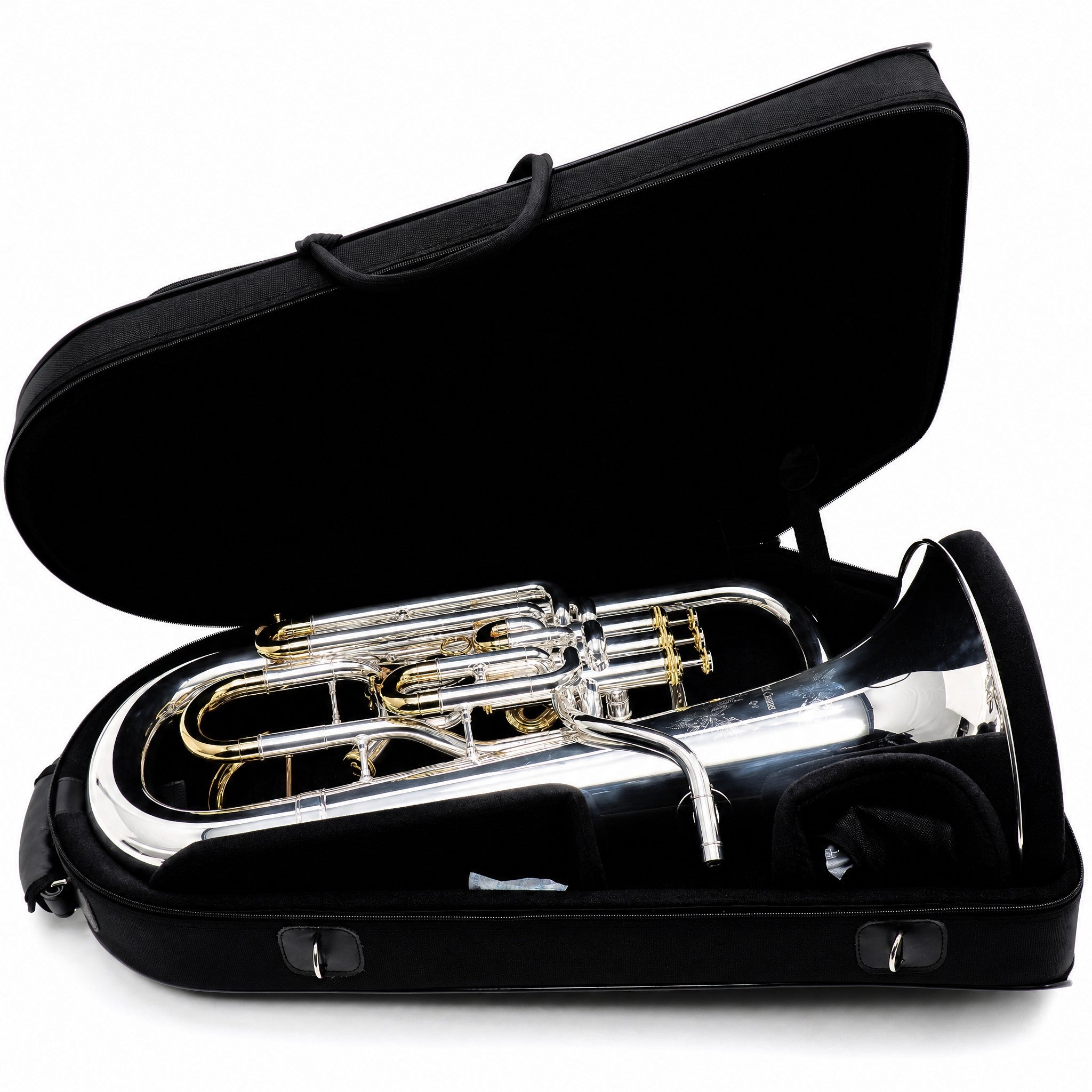 S.E. Shires SEUQ41SG Q-Series Compensating Euphonium in Silver Plate