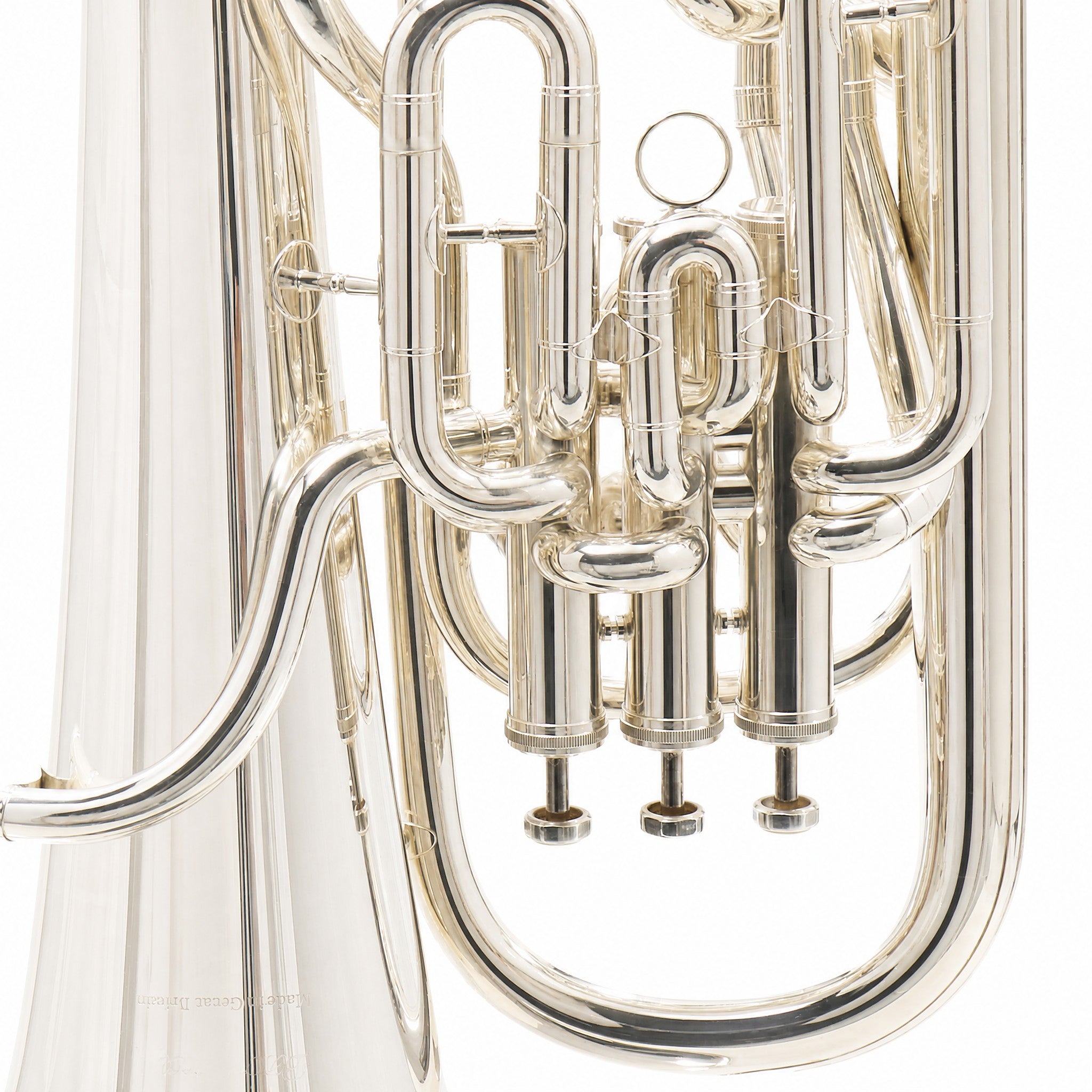 Sterling 'Perantucci' Professional Compensating Euphonium in Silver Plate