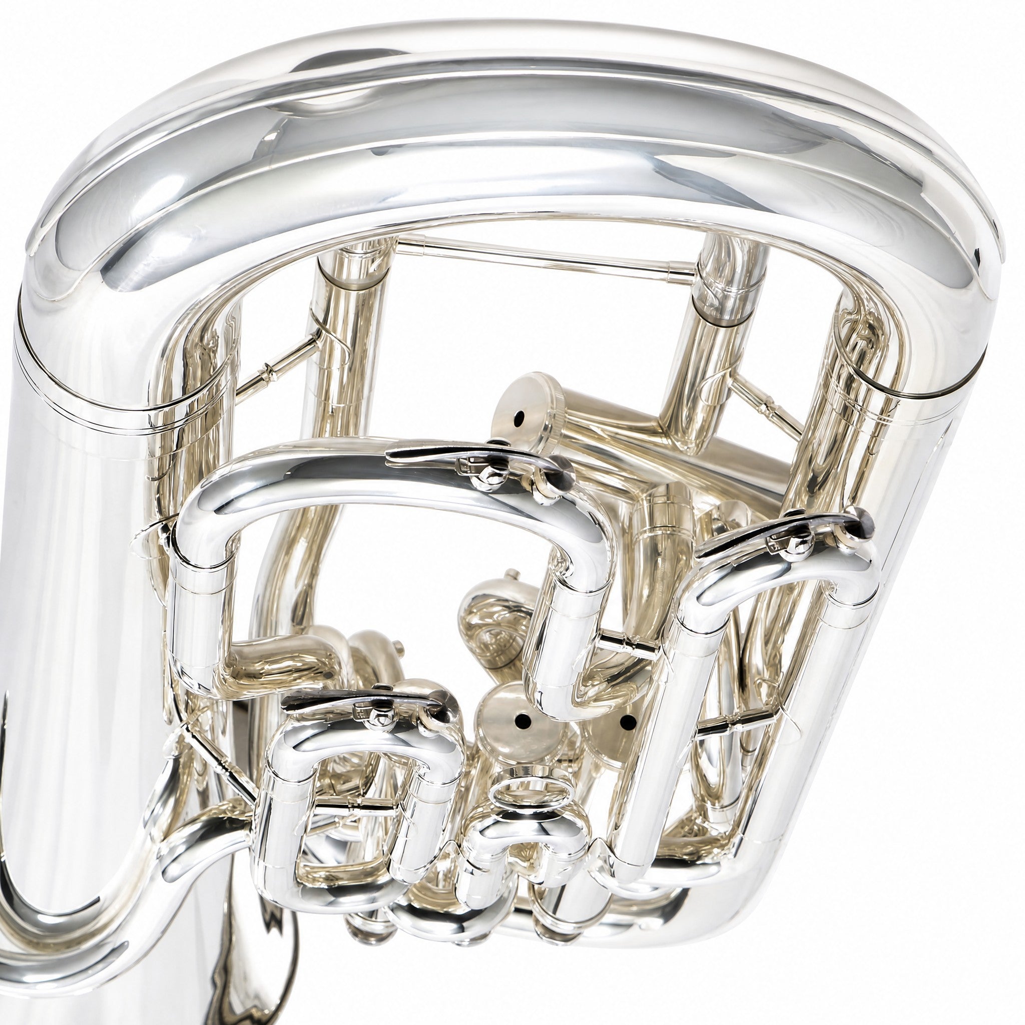 Sterling 'Perantucci' Professional Compensating Euphonium in Silver Plate
