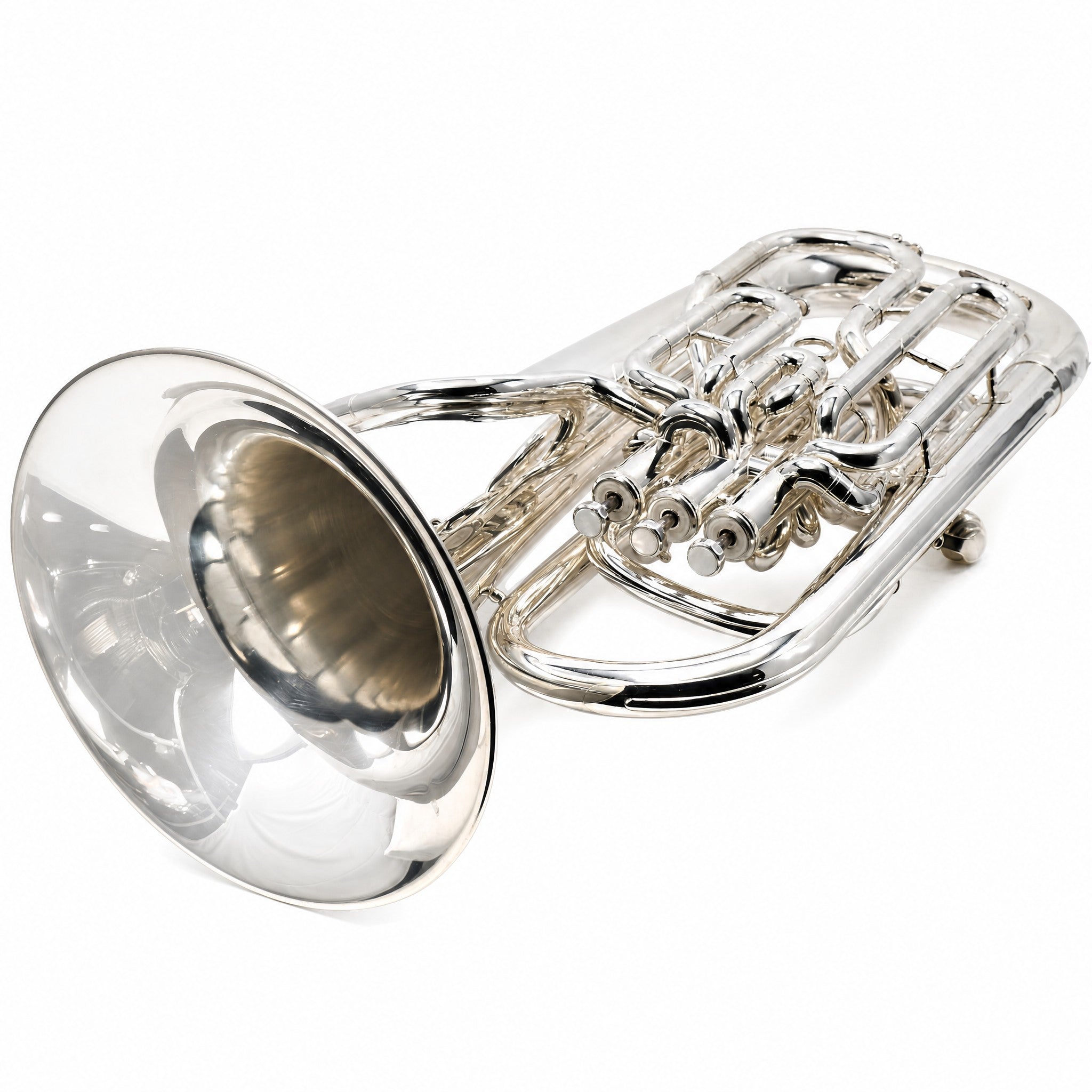 Sterling 'Perantucci' Professional Compensating Euphonium in Silver Plate