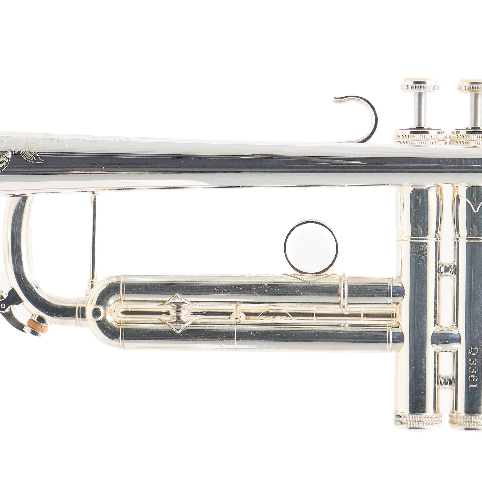 S.E. Shires Q10RS Q-Series Professional Bb Trumpet in Silver Plate