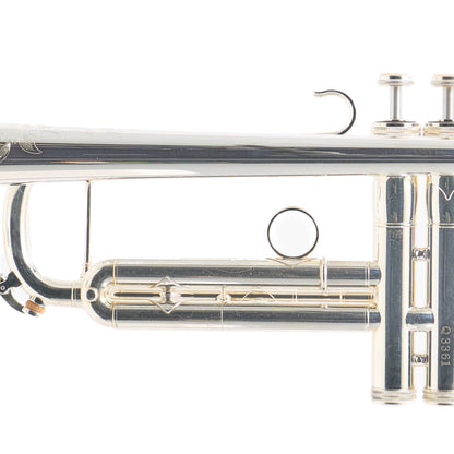 S.E. Shires Q10RS Q-Series Professional Bb Trumpet in Silver Plate