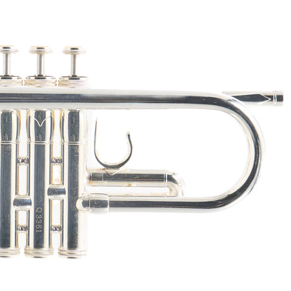 S.E. Shires Q10RS Q-Series Professional Bb Trumpet in Silver Plate