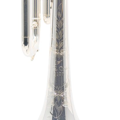 S.E. Shires Q10RS Q-Series Professional Bb Trumpet in Silver Plate