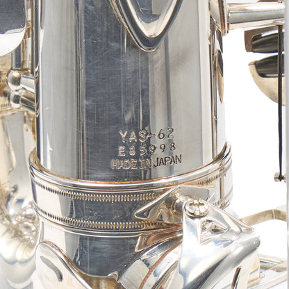 Yamaha YAS-62S Professional Alto Saxophone in Silver Plate