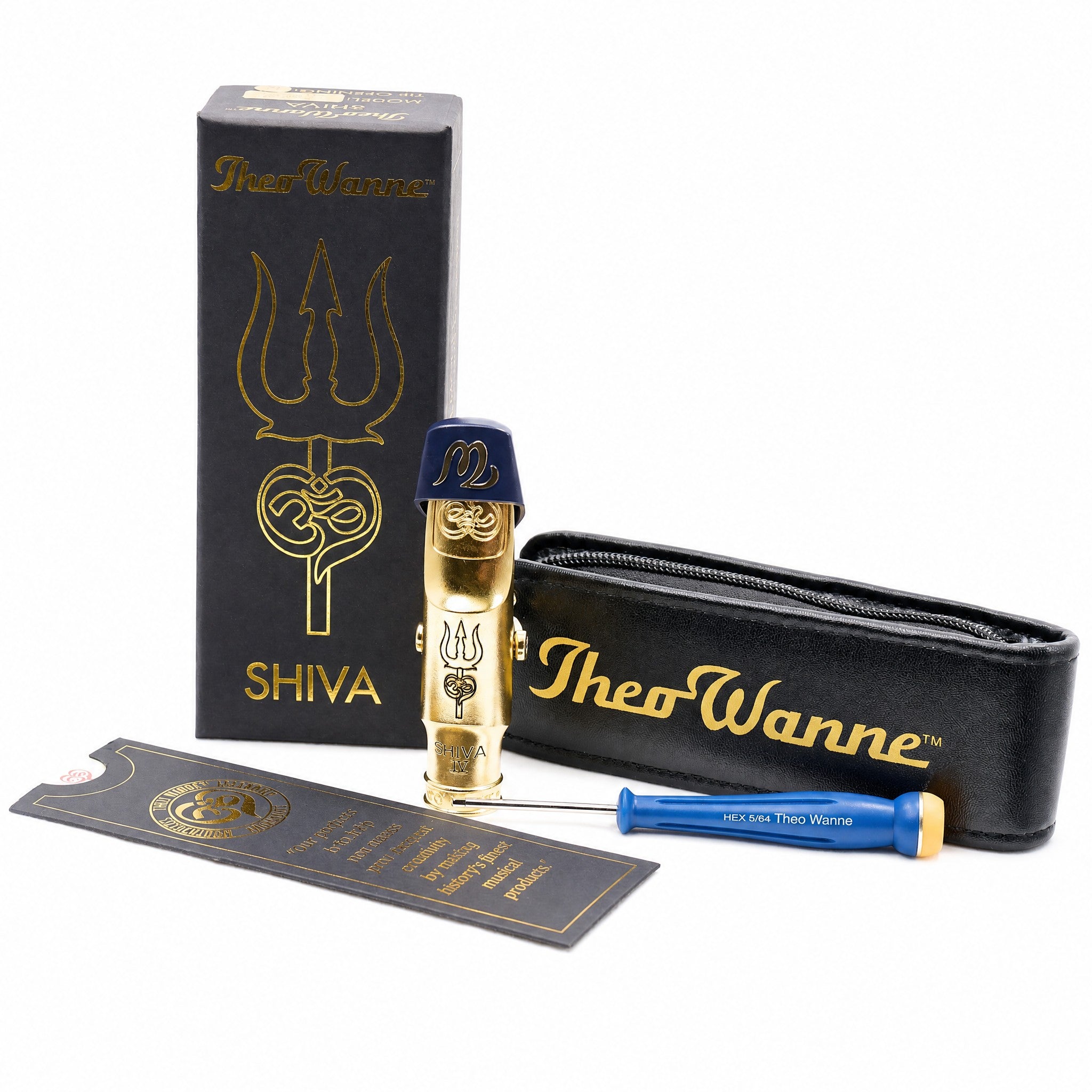 Theo Wanne SHIVA4 Gold 8 Alto Saxophone Mouthpiece