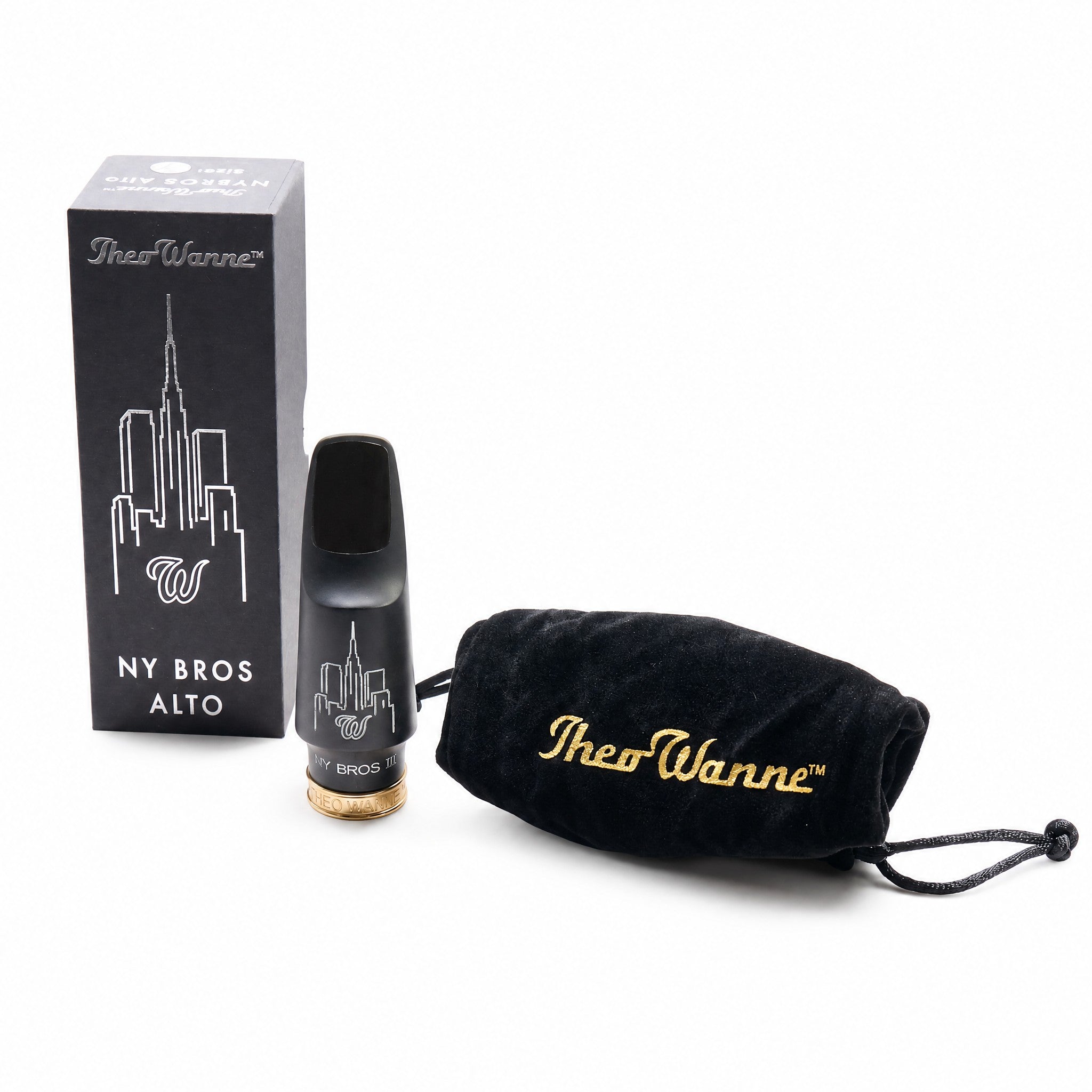 Theo Wanne NY BROS III Hard Rubber 7 Alto Saxophone Mouthpiece