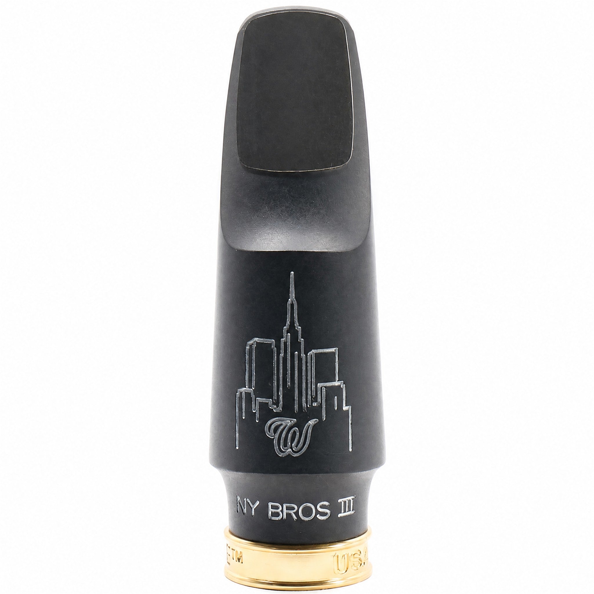 Theo Wanne NY BROS III Hard Rubber 8 Alto Saxophone Mouthpiece