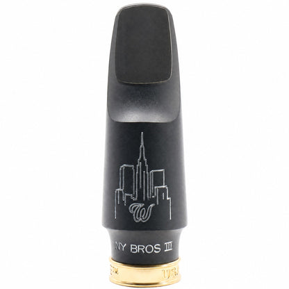 Theo Wanne NY BROS III Hard Rubber 8 Alto Saxophone Mouthpiece