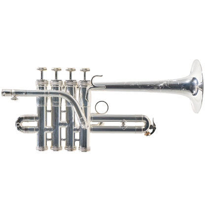 S.E. Shires TRQ9S Q-Series Professional Bb/A Piccolo Trumpet in Silver Plate