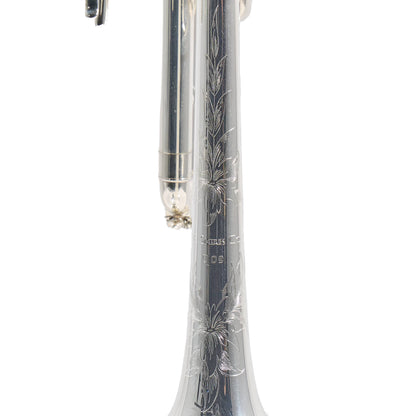 S.E. Shires TRQ9S Q-Series Professional Bb/A Piccolo Trumpet in Silver Plate