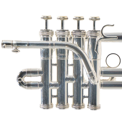 S.E. Shires TRQ9S Q-Series Professional Bb/A Piccolo Trumpet in Silver Plate