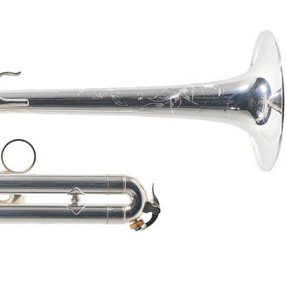 S.E. Shires TRQ9S Q-Series Professional Bb/A Piccolo Trumpet in Silver Plate