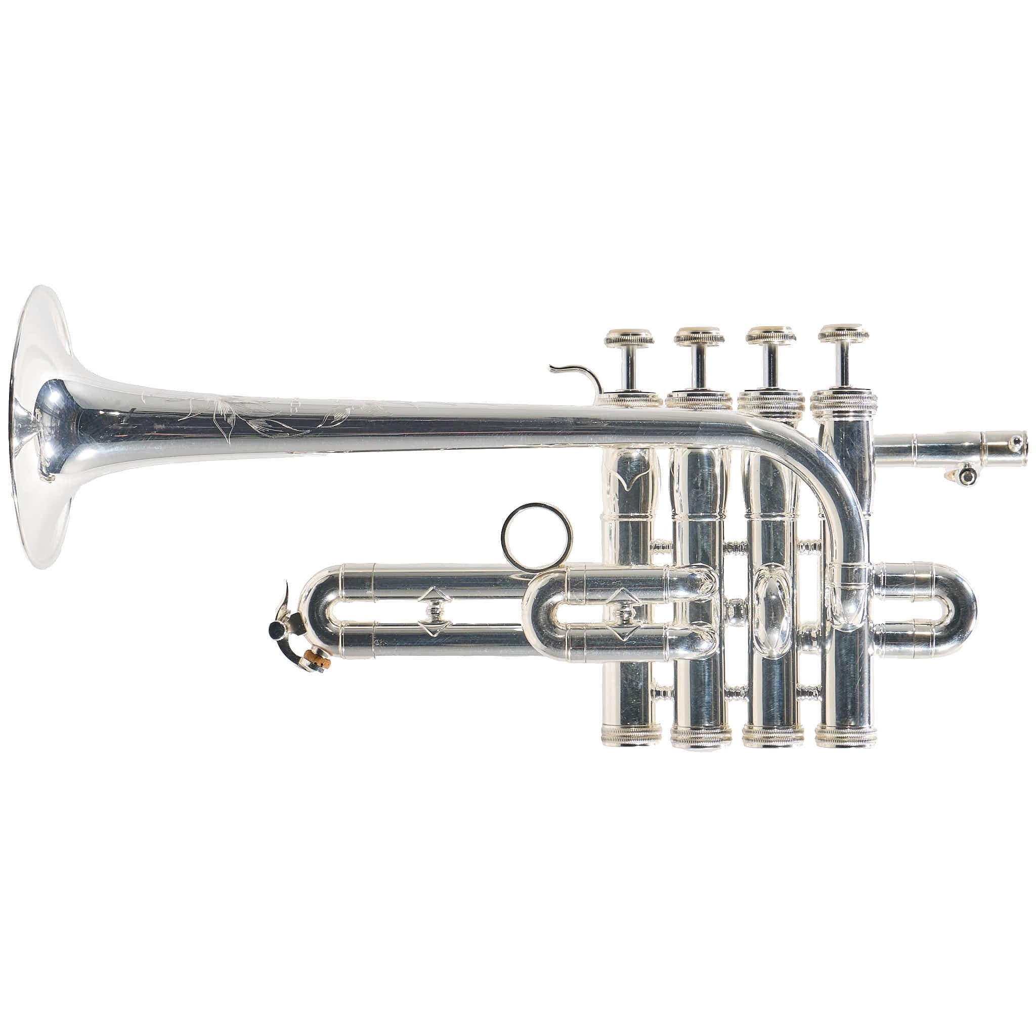 S.E. Shires TRQ9S Q-Series Professional Bb/A Piccolo Trumpet in Silver Plate