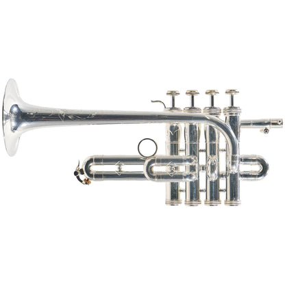 S.E. Shires TRQ9S Q-Series Professional Bb/A Piccolo Trumpet in Silver Plate