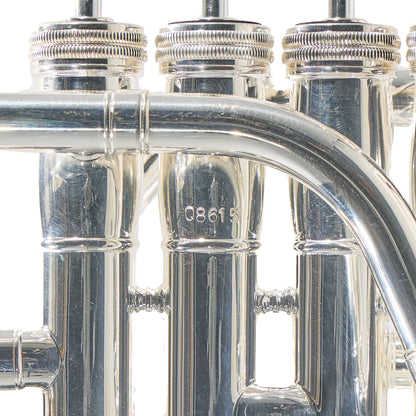 S.E. Shires TRQ9S Q-Series Professional Bb/A Piccolo Trumpet in Silver Plate