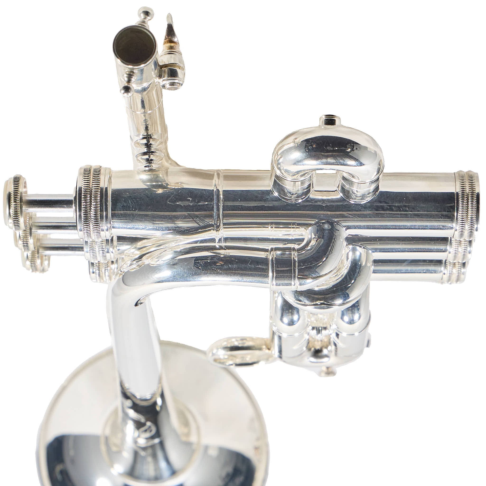 S.E. Shires TRQ9S Q-Series Professional Bb/A Piccolo Trumpet in Silver Plate