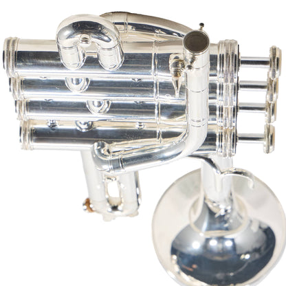 S.E. Shires TRQ9S Q-Series Professional Bb/A Piccolo Trumpet in Silver Plate