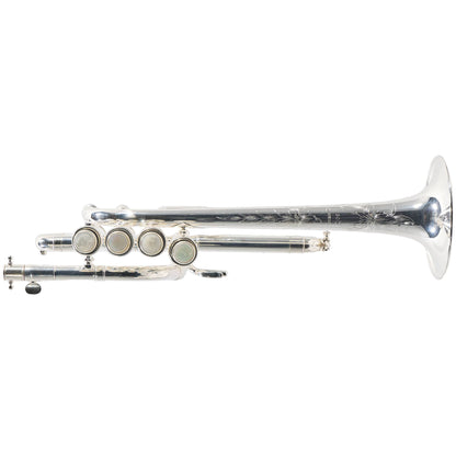 S.E. Shires TRQ9S Q-Series Professional Bb/A Piccolo Trumpet in Silver Plate
