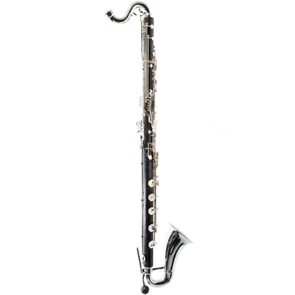 Backun Q-Series Professional Bass Clarinet in Grenadilla with Silver Keys/Gold Posts