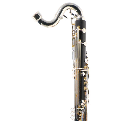 Backun Q-Series Professional Bass Clarinet in Grenadilla with Silver Keys/Gold Posts