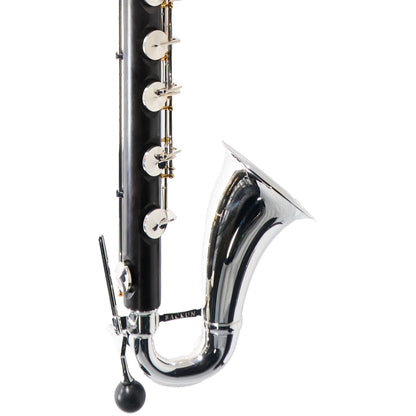 Backun Q-Series Professional Bass Clarinet in Grenadilla with Silver Keys/Gold Posts
