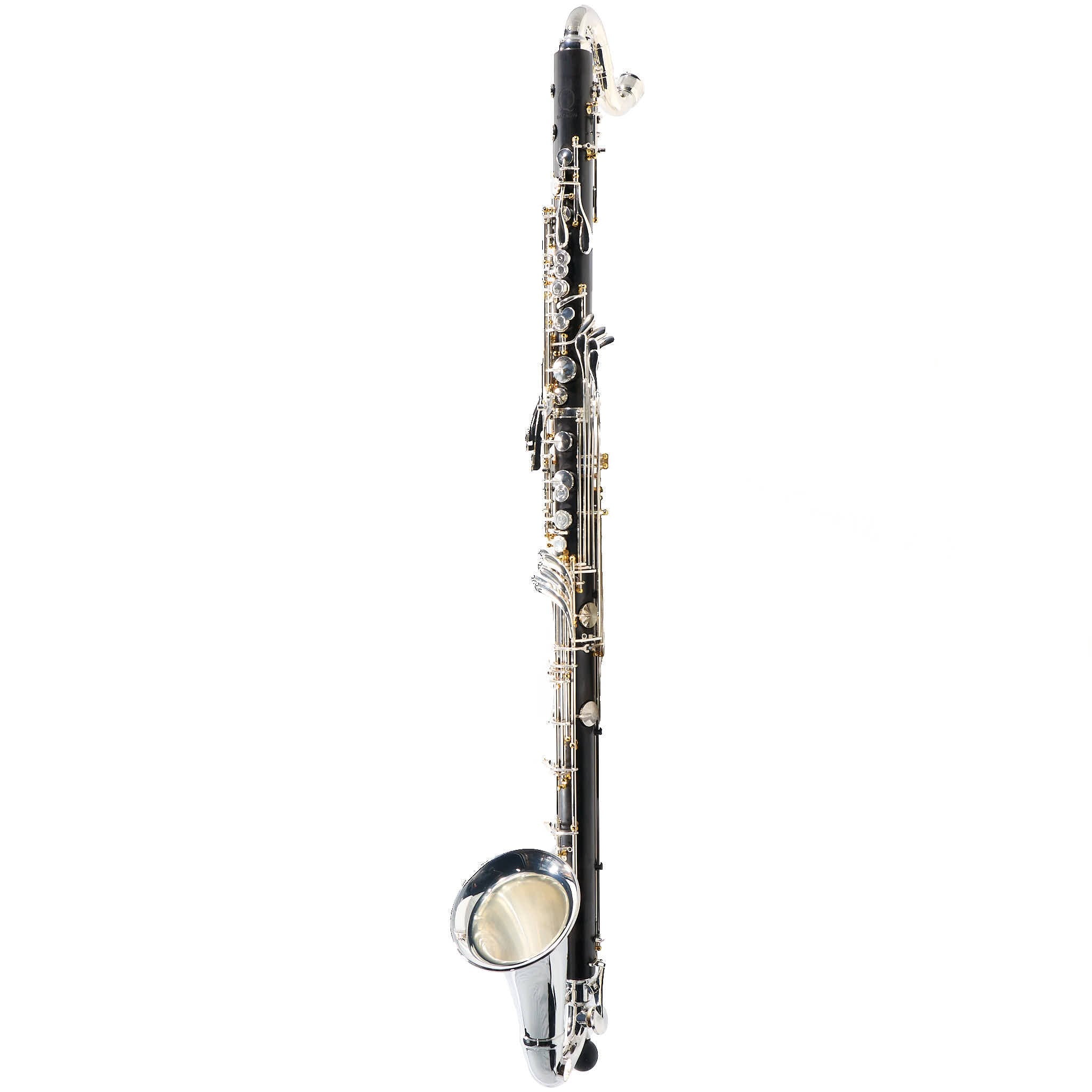 Backun Q-Series Professional Bass Clarinet in Grenadilla with Silver Keys/Gold Posts