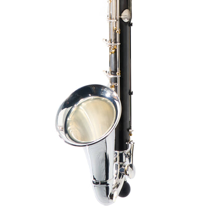 Backun Q-Series Professional Bass Clarinet in Grenadilla with Silver Keys/Gold Posts