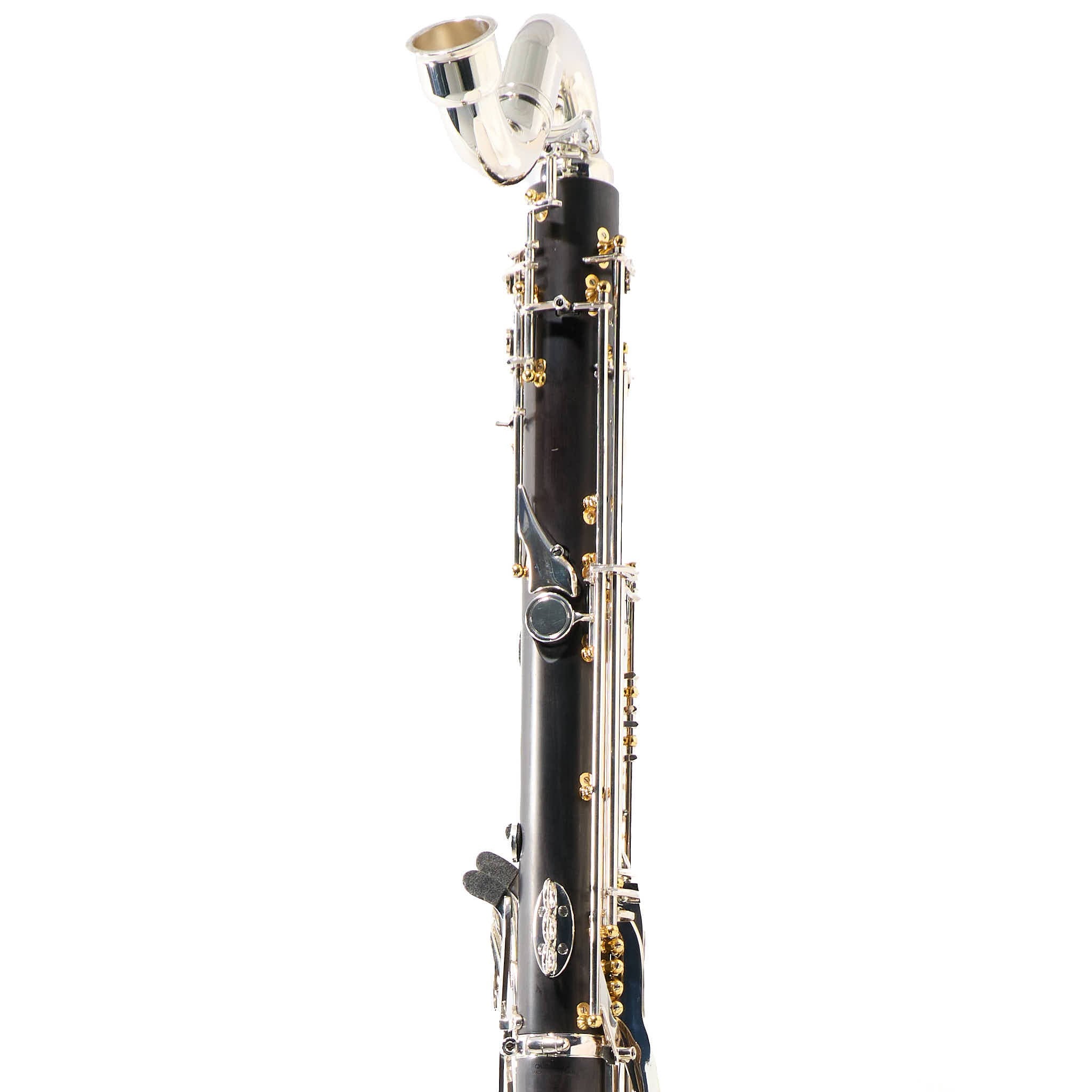 Backun Q-Series Professional Bass Clarinet in Grenadilla with Silver Keys/Gold Posts