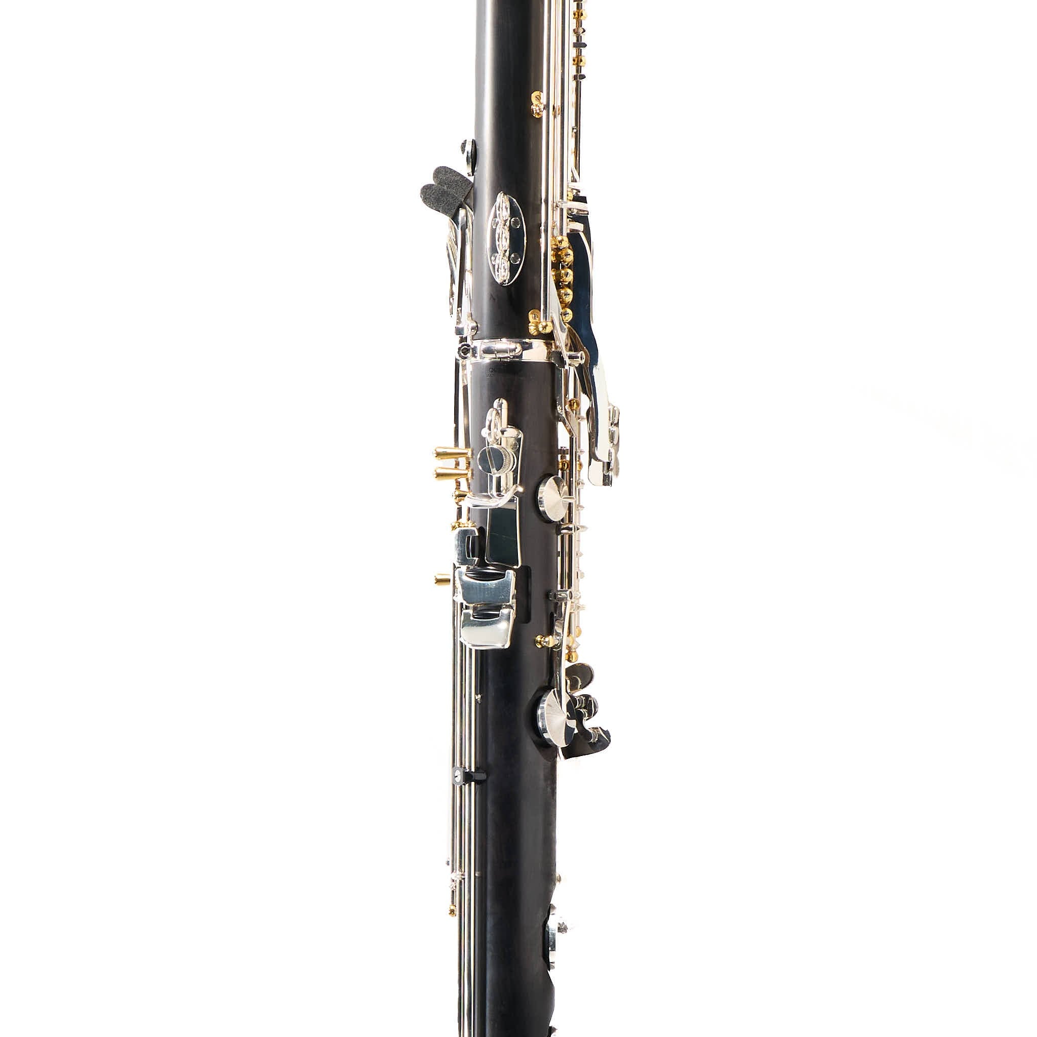 Backun Q-Series Professional Bass Clarinet in Grenadilla with Silver Keys/Gold Posts