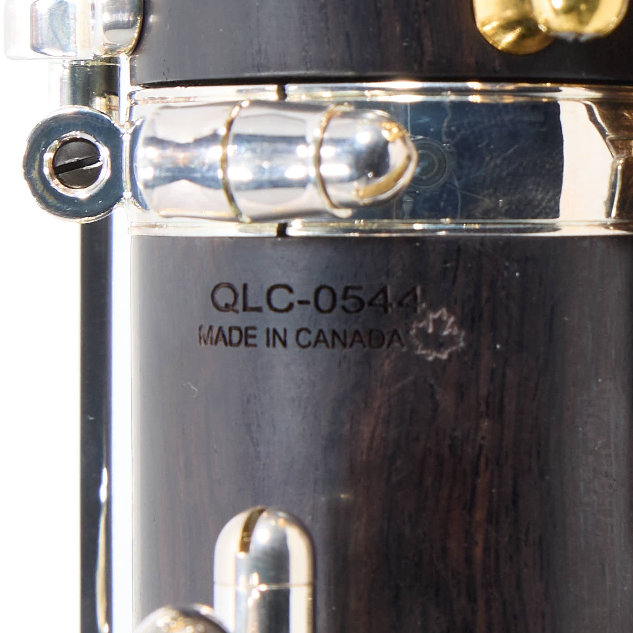 Backun Q-Series Professional Bass Clarinet in Grenadilla with Silver Keys/Gold Posts