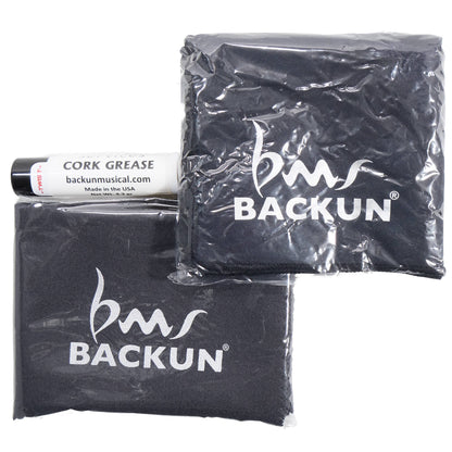 Backun Q-Series Professional Bass Clarinet in Grenadilla with Silver Keys/Gold Posts