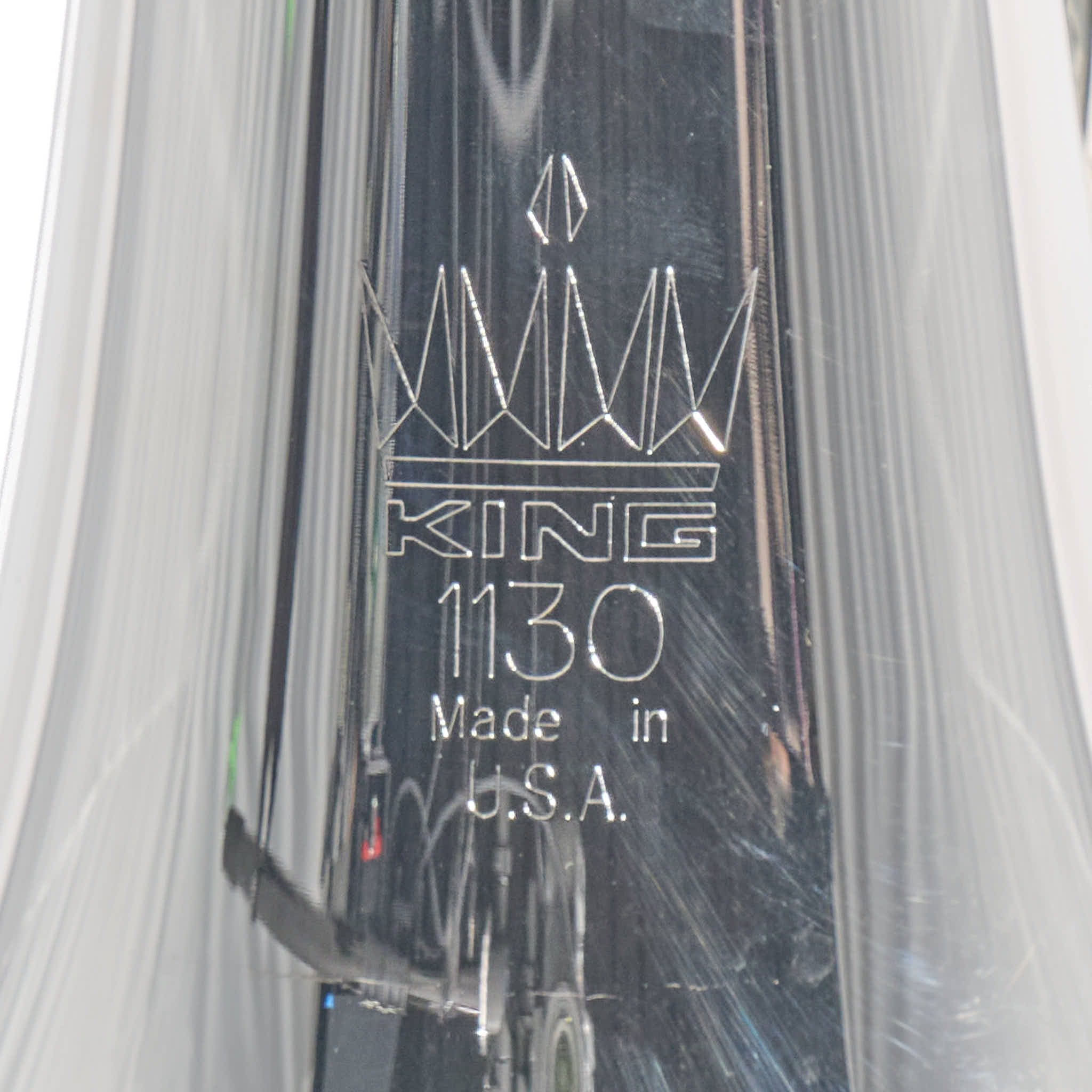 King 1130SP 'Ultimate' Marching Euphonium in Silver Plate