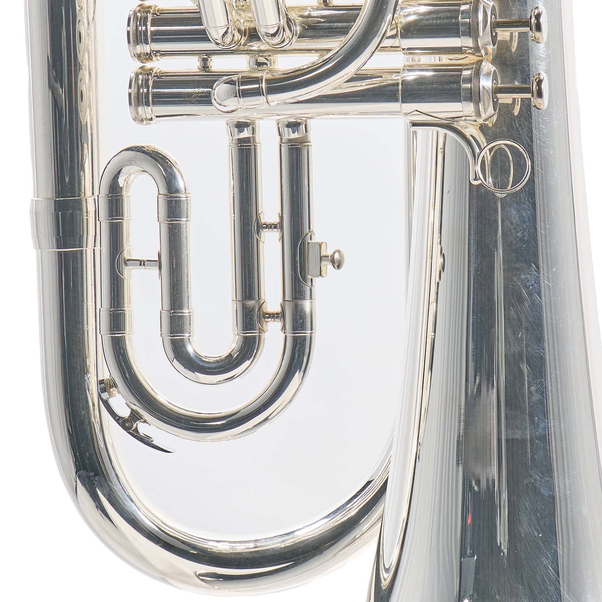 King 1130SP 'Ultimate' Marching Euphonium in Silver Plate