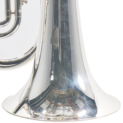 King 1130SP 'Ultimate' Marching Euphonium in Silver Plate