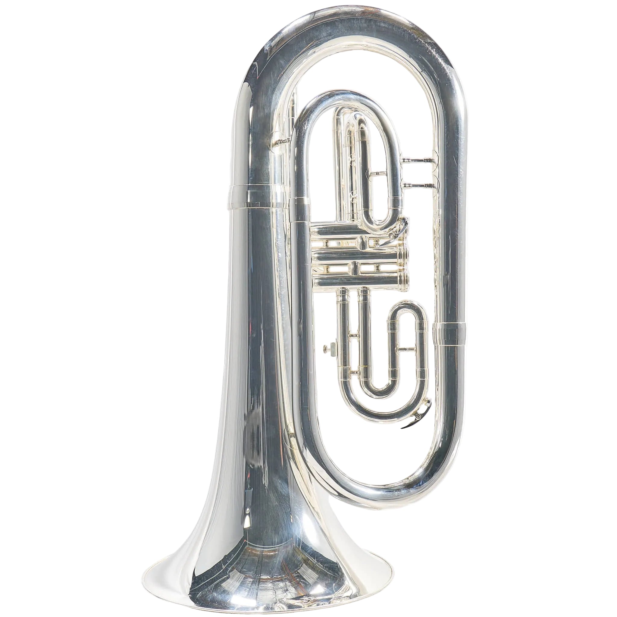 King 1130SP 'Ultimate' Marching Euphonium in Silver Plate