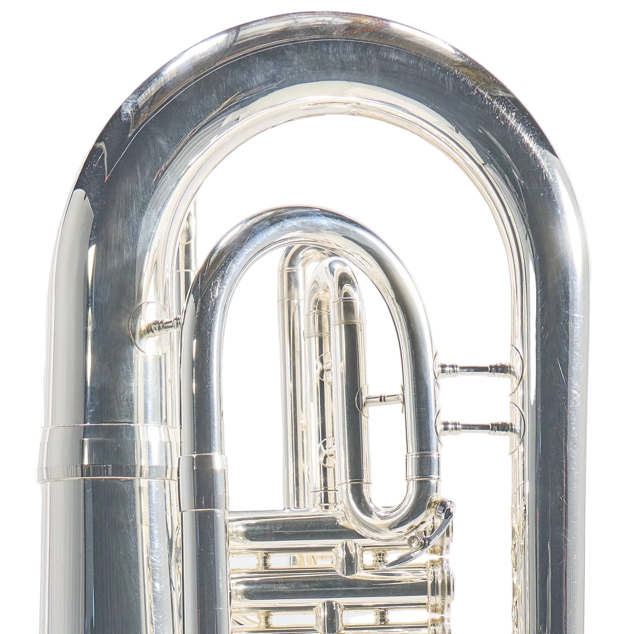 King 1130SP 'Ultimate' Marching Euphonium in Silver Plate