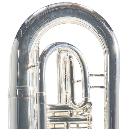 King 1130SP 'Ultimate' Marching Euphonium in Silver Plate