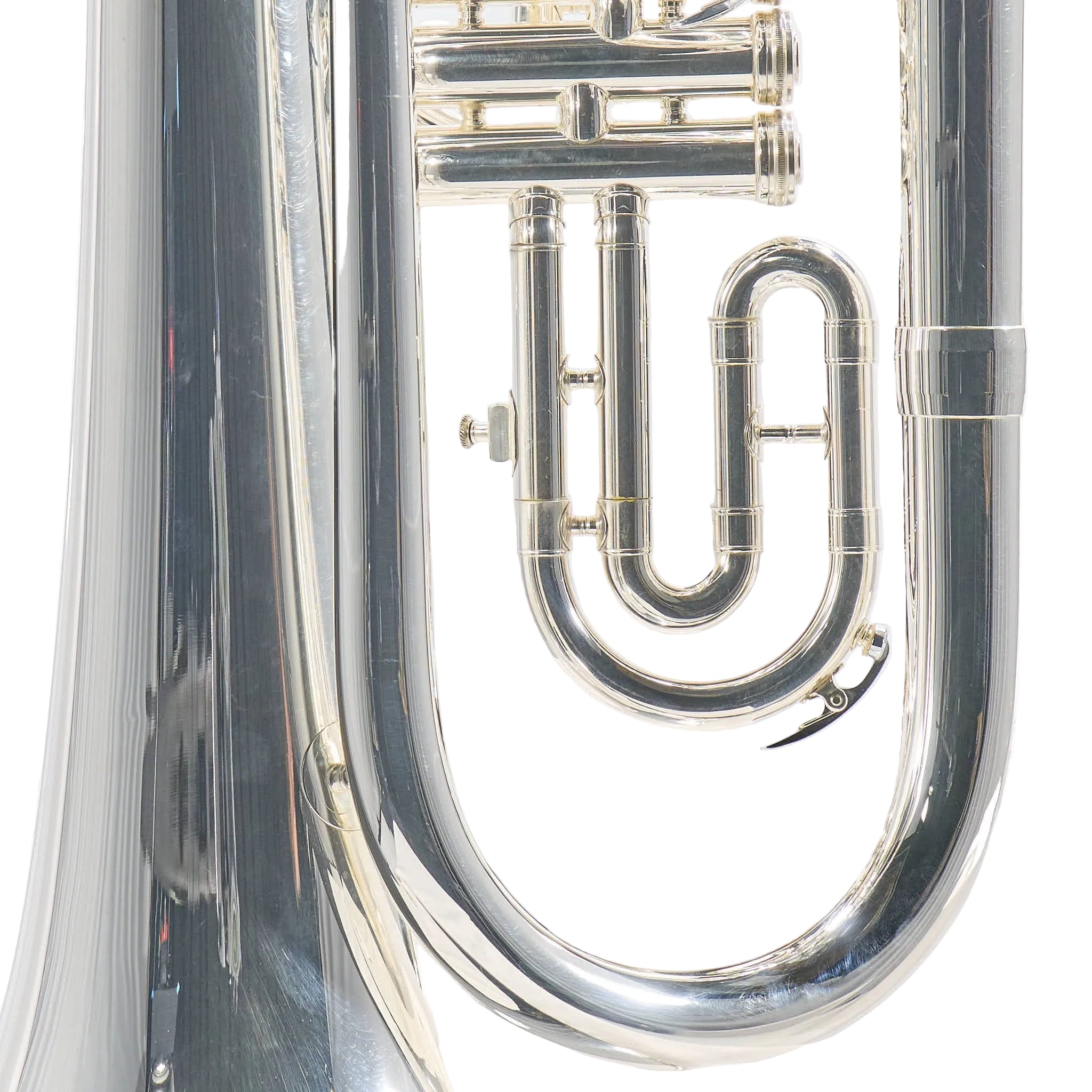 King 1130SP 'Ultimate' Marching Euphonium in Silver Plate