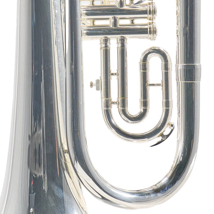 King 1130SP 'Ultimate' Marching Euphonium in Silver Plate