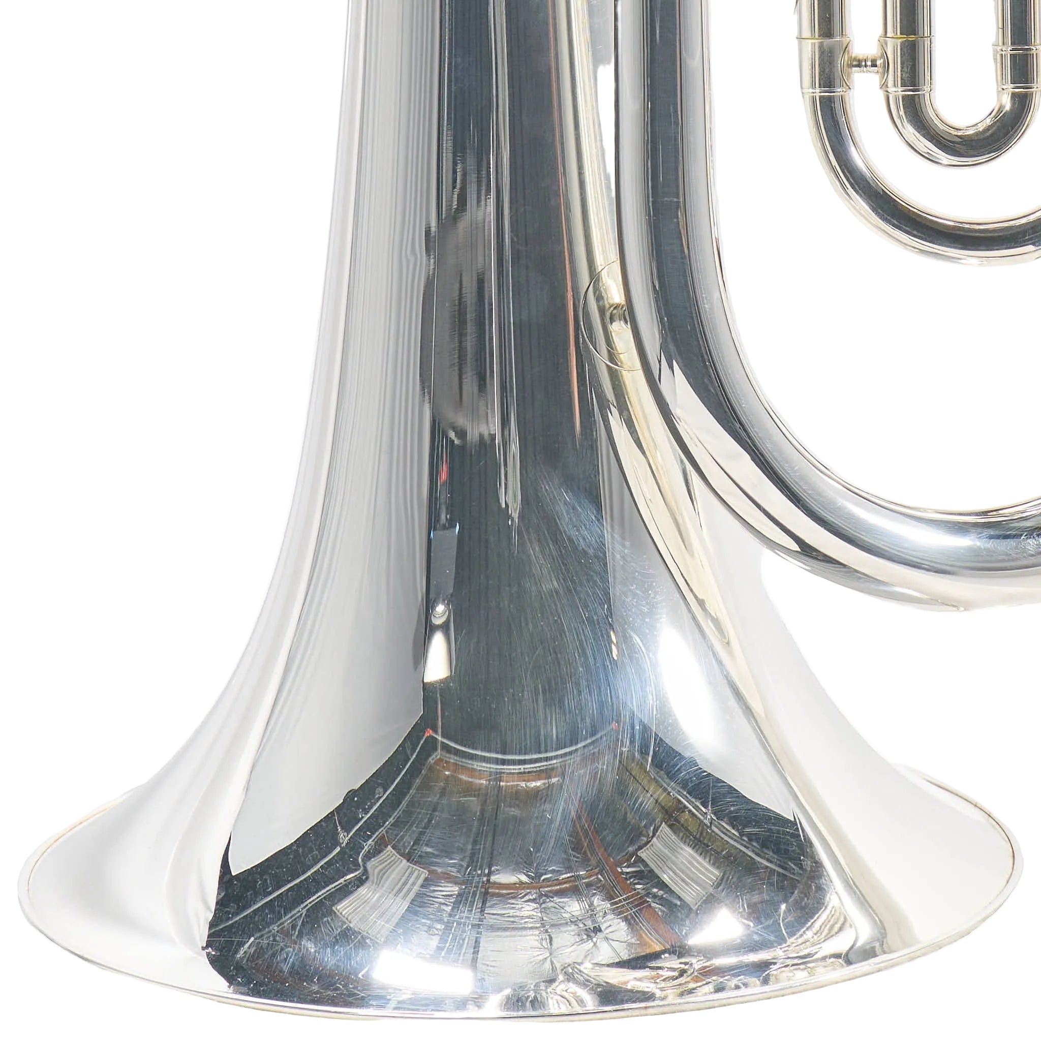 King 1130SP 'Ultimate' Marching Euphonium in Silver Plate
