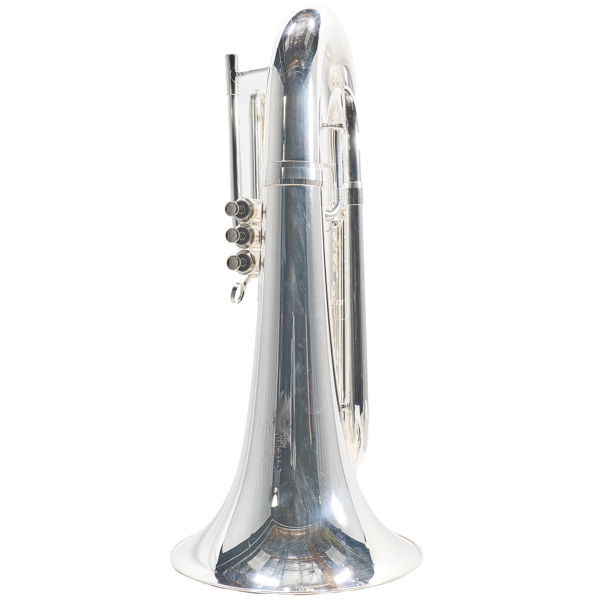 King 1130SP 'Ultimate' Marching Euphonium in Silver Plate