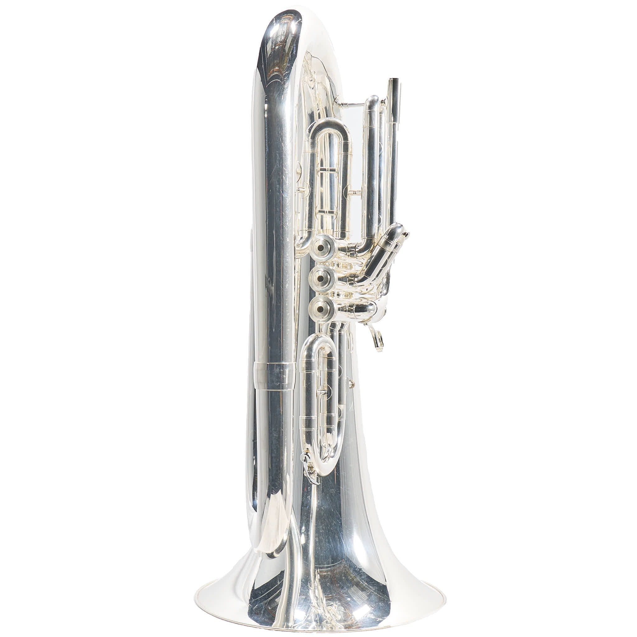 King 1130SP 'Ultimate' Marching Euphonium in Silver Plate