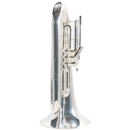 King 1130SP 'Ultimate' Marching Euphonium in Silver Plate