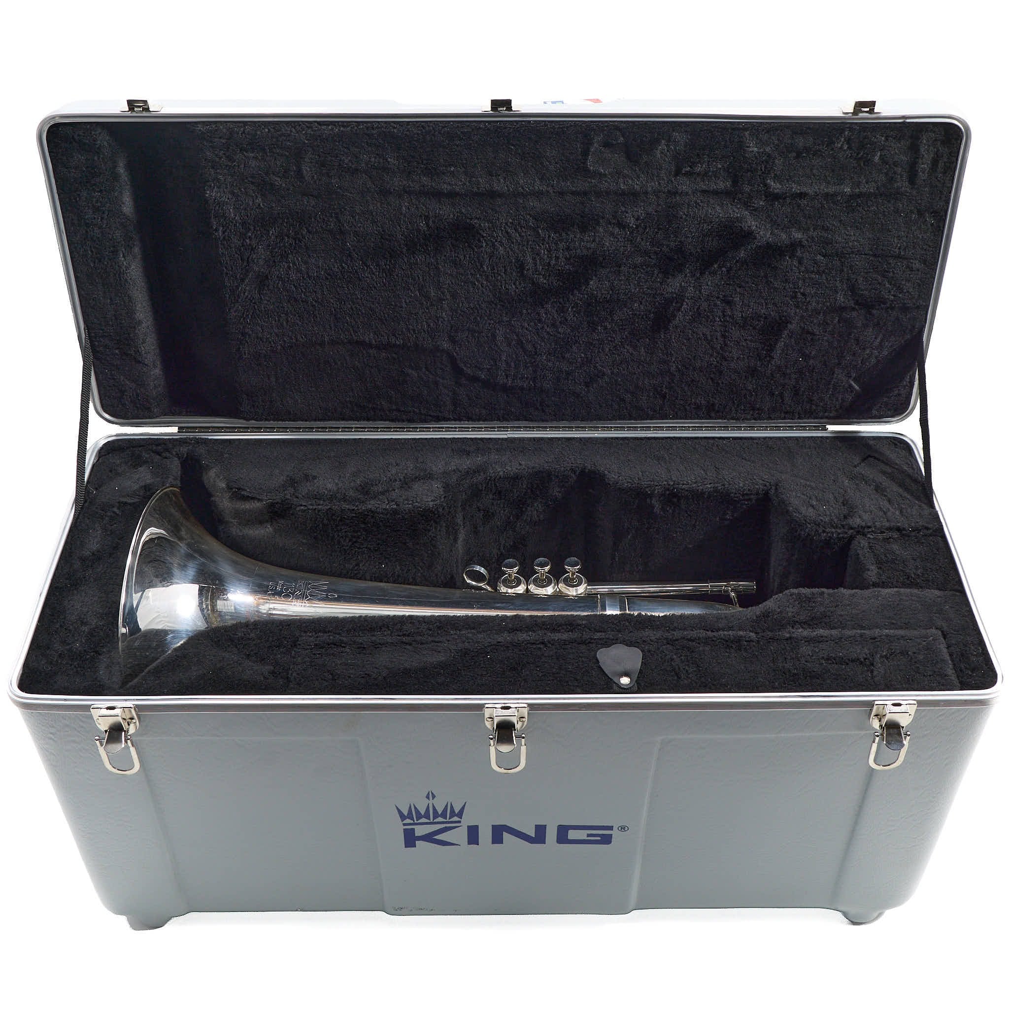 King 1130SP 'Ultimate' Marching Euphonium in Silver Plate