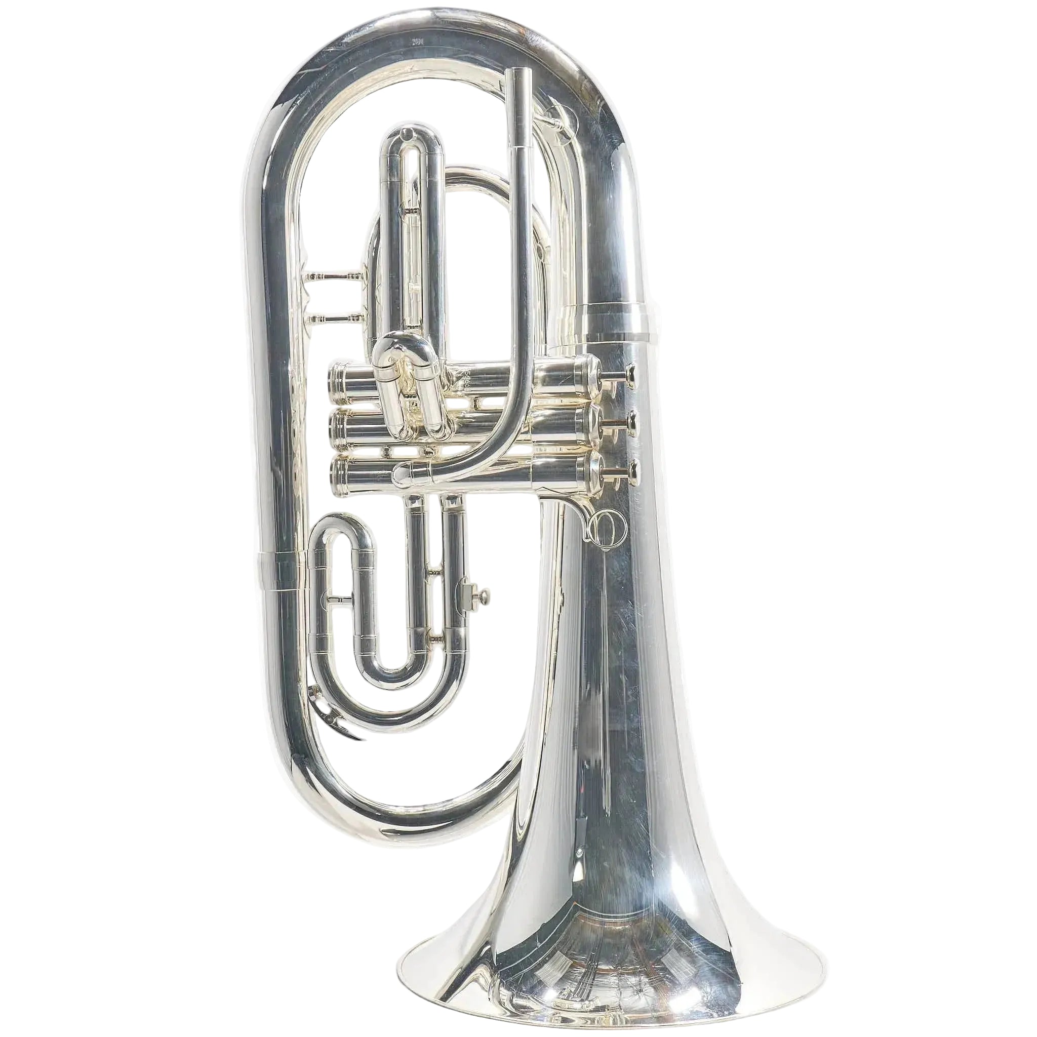King 1130SP 'Ultimate' Marching Euphonium in Silver Plate