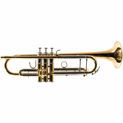 Jupiter XO 1602RL Professional Bb Trumpet in Gold Lacquer with Silver Trim