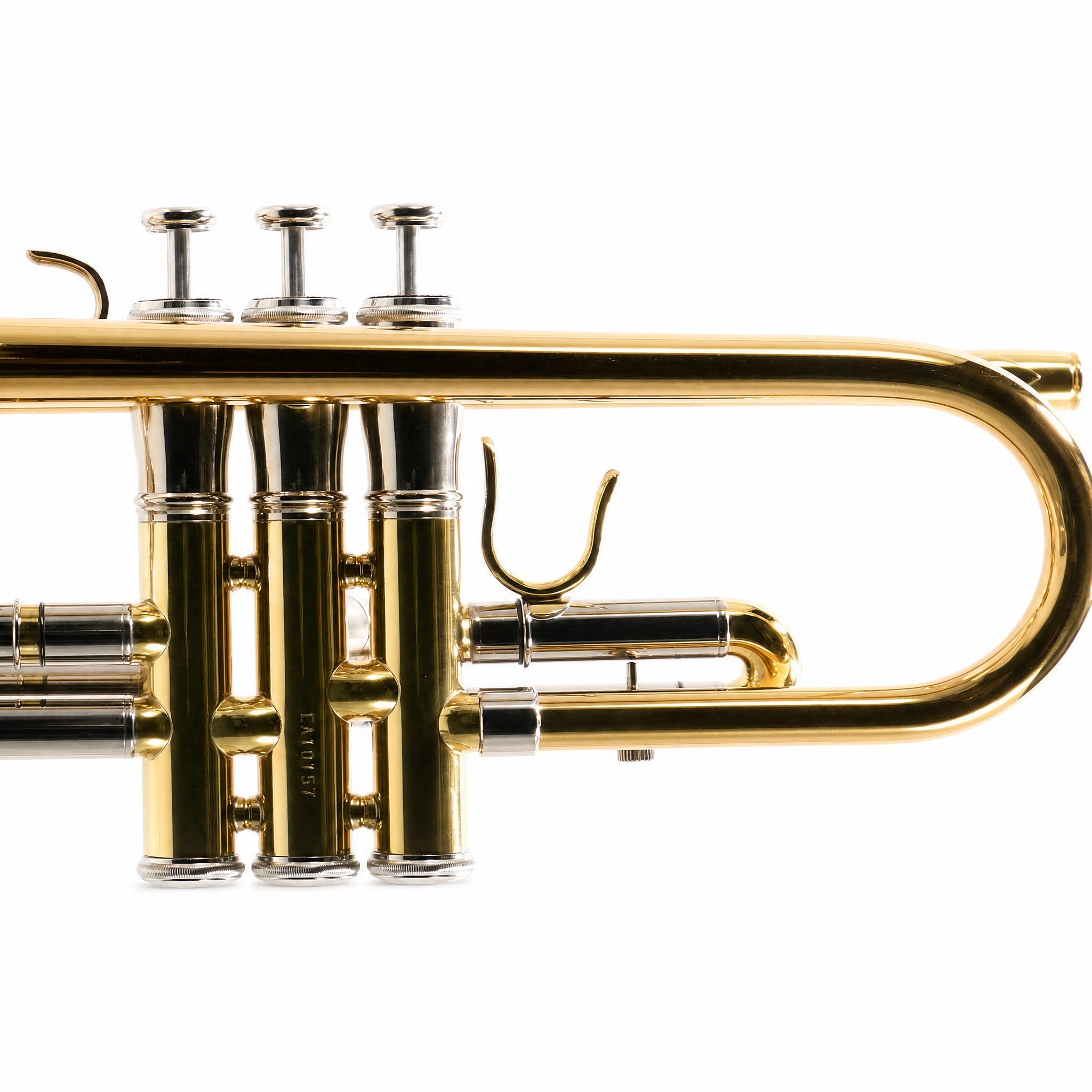 Jupiter XO 1602RL Professional Bb Trumpet in Gold Lacquer with Silver Trim